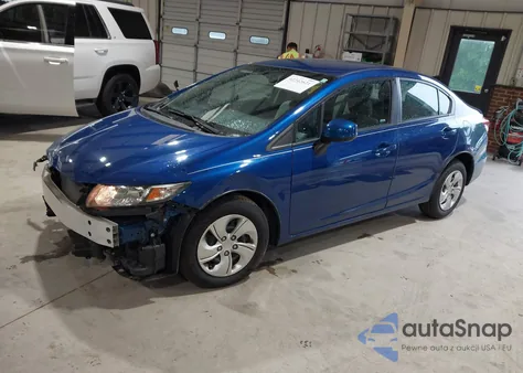 2013 Honda Civic Lx из США, поврежденный, VIN 19XFB2F54DE292574